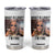 Funny Doll Smoking Selfie Meme Tumbler Cup What Is Love I Am Fine - Print Your Wear