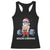 Funny Santa Gym Xmas Racerback Tank Top Healthy Christmas - Print Your Wear