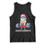 Funny Santa Gym Xmas Tank Top Healthy Christmas TS14 Black Print Your Wear