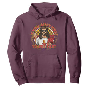 Funny Jesus Racing Hoodie If You Are Not First You Are Last TS14 Maroon Print Your Wear