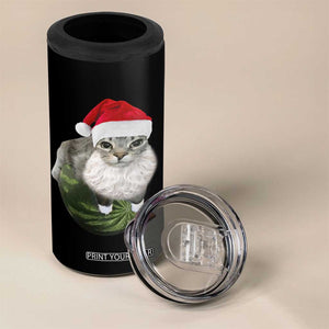 Watermelon Cat Christmas 4 in 1 Can Cooler Tumbler Funny Silly Kitten Meme TS14 Print Your Wear