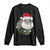 Watermelon Cat Christmas Long Sleeve Shirt Funny Silly Kitten Meme - Print Your Wear