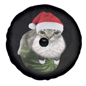 Watermelon Cat Christmas Spare Tire Cover Funny Silly Kitten Meme TS14 Print Your Wear