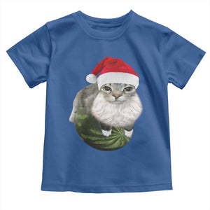 Watermelon Cat Christmas Toddler T Shirt Funny Silly Kitten Meme TS14 Royal Blue Print Your Wear