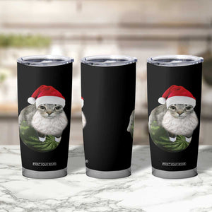 Watermelon Cat Christmas Tumbler Cup Funny Silly Kitten Meme TS14 Print Your Wear