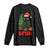 Funny Cat Bruh Christmas Long Sleeve Shirt Silly Meme Kitty Xmas - Print Your Wear