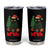 Funny Cat Bruh Christmas Tumbler Cup Silly Meme Kitty Xmas TS14 Black Print Your Wear