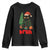 Funny Cat Bruh Christmas Youth Sweatshirt Silly Meme Kitty Xmas - Print Your Wear