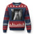 Funny Ghost Cat Halloween Meme Ugly Christmas Sweater - Print Your Wear