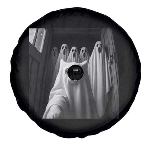 Funny Ghost Cat Halloween Meme Spare Tire Cover TS14 Print Your Wear