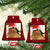 Funny Cat Drinking Wine Xmas Ceramic Ornament TS14 Print Your Wear