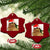 Funny Cat Drinking Wine Xmas Ceramic Ornament TS14 Print Your Wear