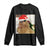 Funny Cat Drinking Wine Christmas Long Sleeve Shirt - Print Your Wear