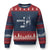 Funny Wolf Ugly Christmas Sweater Be Respectful To Daddy - Print Your Wear