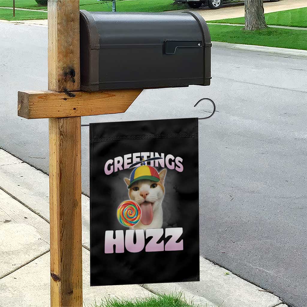 Funny Cat Meme Garden Flag Greetings Huzz TS14 Print Your Wear