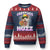 Funny Cat Meme Ugly Christmas Sweater Greetings Huzz TS14 Navy Red Print Your Wear