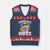 Funny Cat Meme V-Neck Knit Sweater Vest Greetings Huzz TS14 Navy Red Print Your Wear