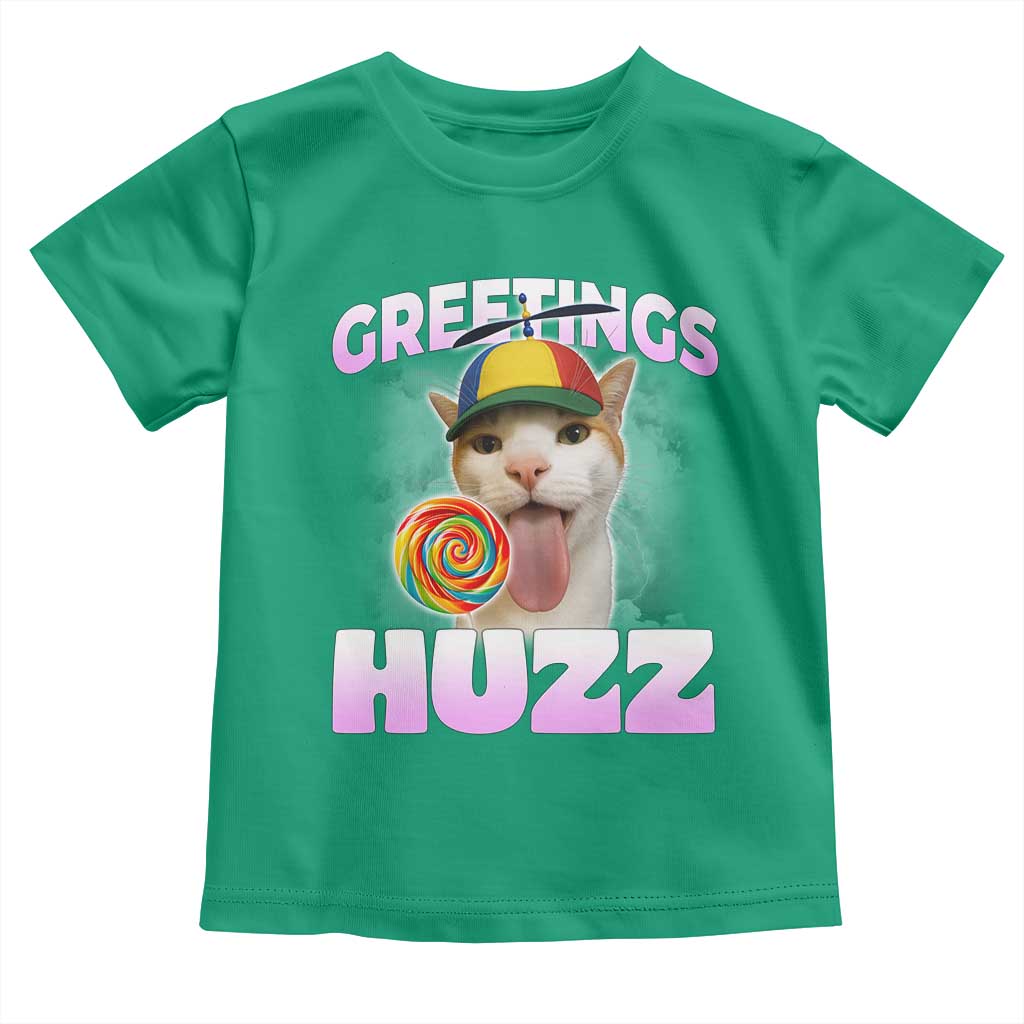 Funny Cat Meme Toddler T Shirt Greetings Huzz TS14 Irish Green Print Your Wear