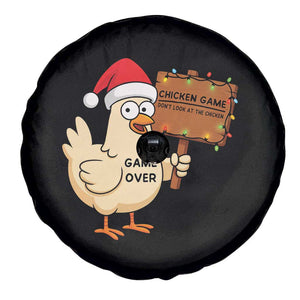 Chicken Game Christmas Spare Tire Cover Funny Do Not Look At The Chicken TS14 Print Your Wear