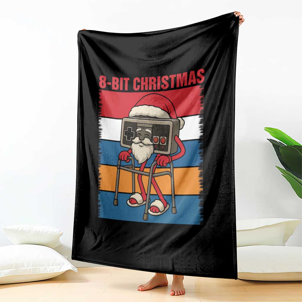 Funny Old Gamer Christmas Throw Blanket Retro 80s 90s Video Game TS14 Print Your Wear