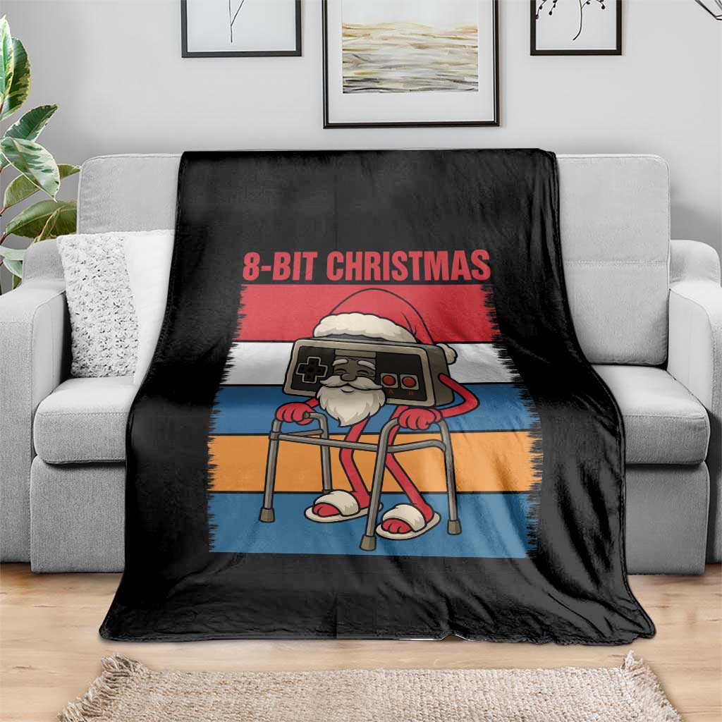 Funny Old Gamer Christmas Throw Blanket Retro 80s 90s Video Game TS14 Print Your Wear