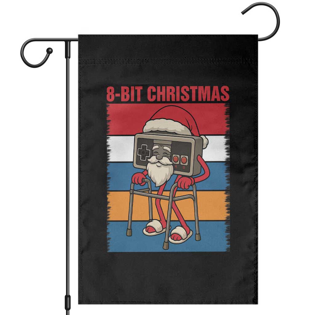 Funny Old Gamer Christmas Garden Flag Retro 80s 90s Video Game TS14 Black Print Your Wear