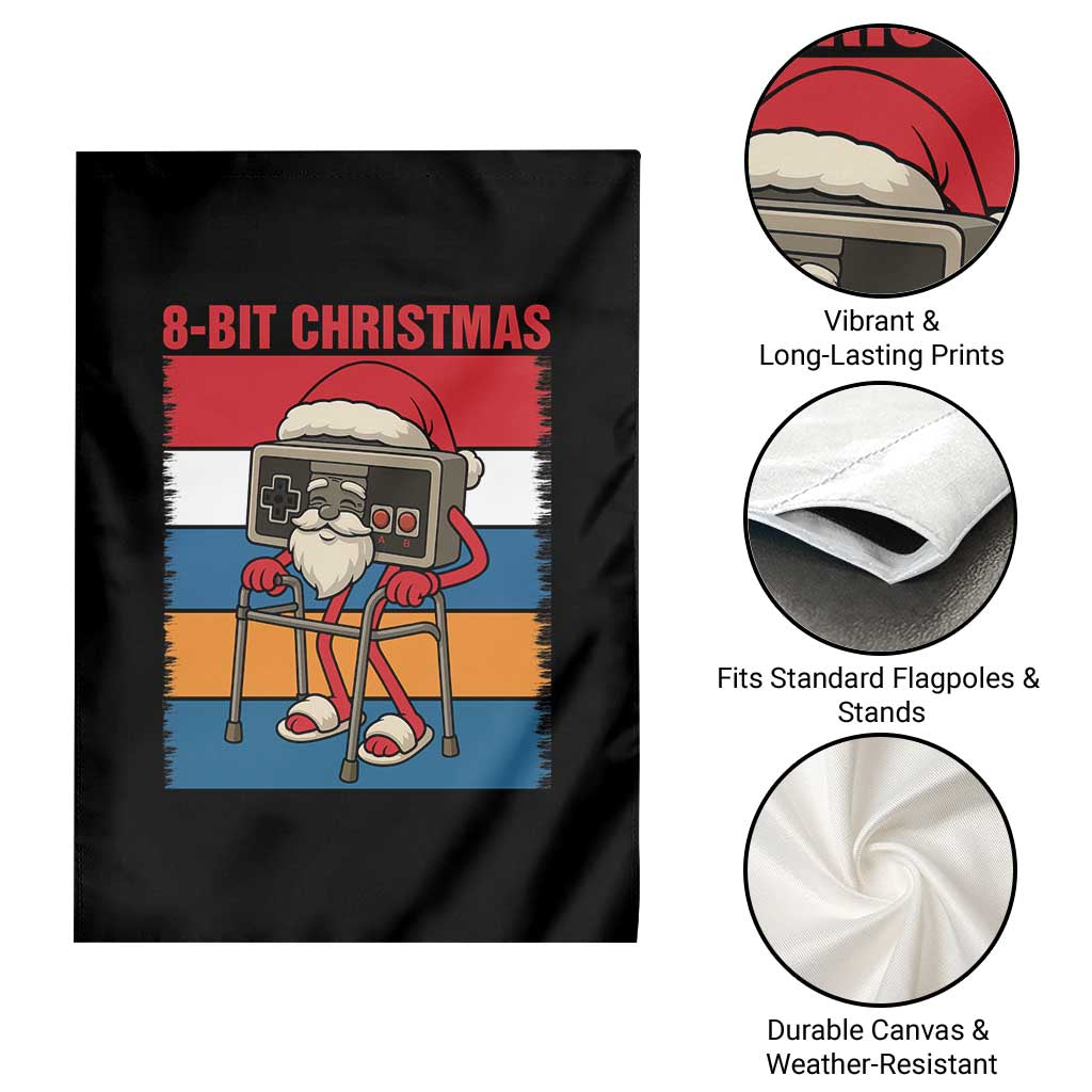 Funny Old Gamer Christmas Garden Flag Retro 80s 90s Video Game TS14 Print Your Wear