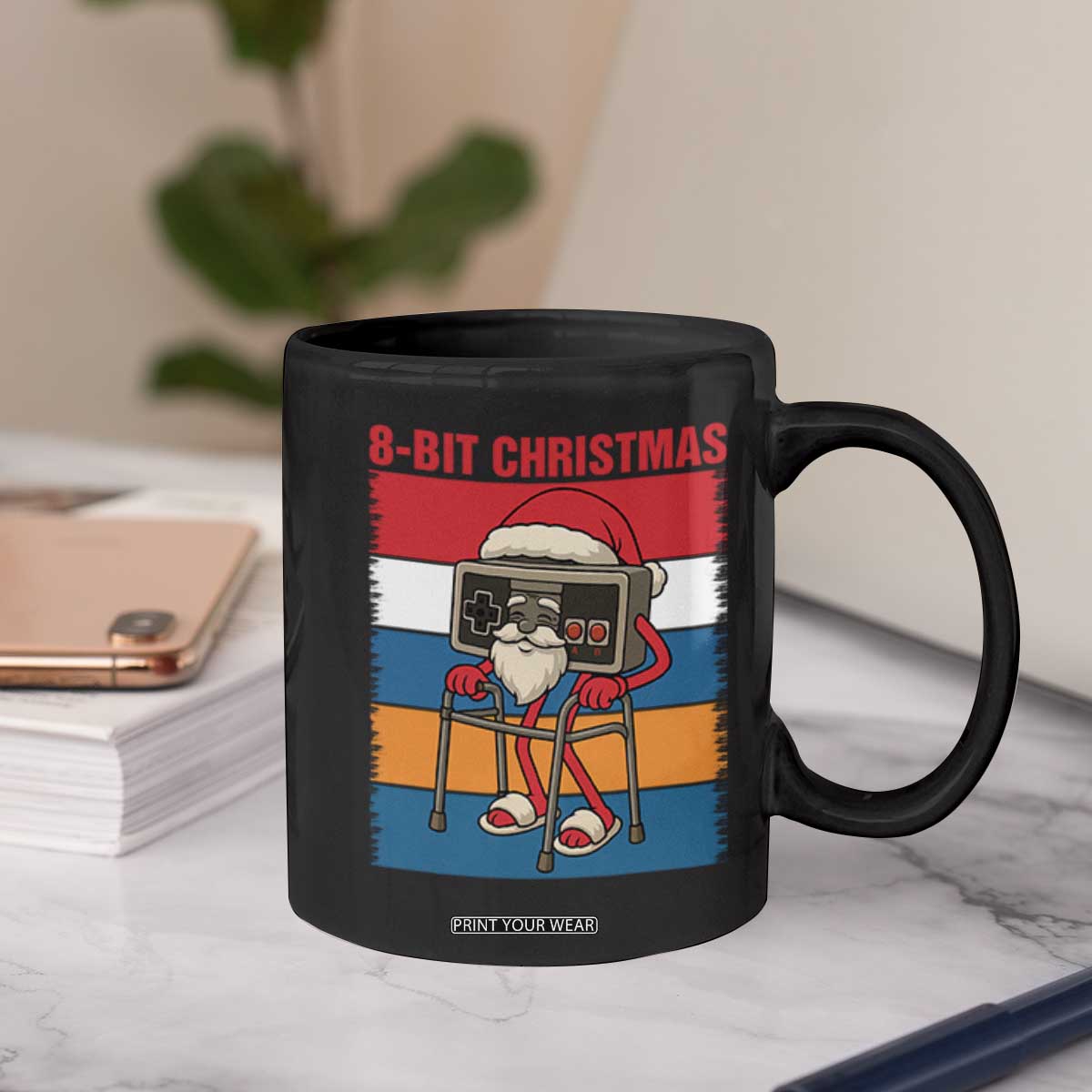 Funny Old Gamer Christmas Coffee Mug Retro 80s 90s Video Game TS14 Print Your Wear