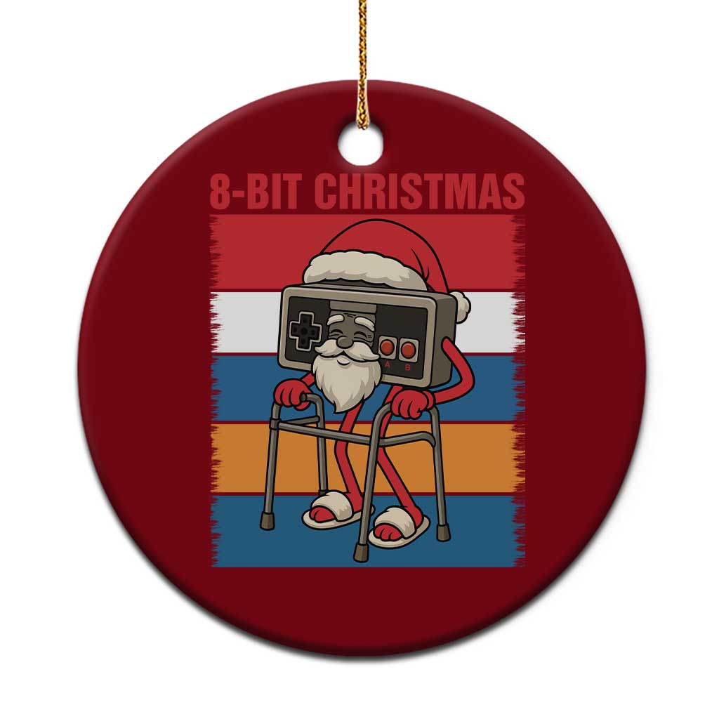 Funny Old Gamer Christmas Ceramic Ornament Retro 80s 90s Video Game TS14 1pc Red Print Your Wear