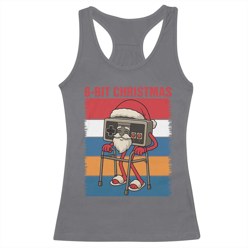 Funny Old Gamer Christmas Racerback Tank Top Retro 80s 90s Video Game TS14 Charcoal Print Your Wear
