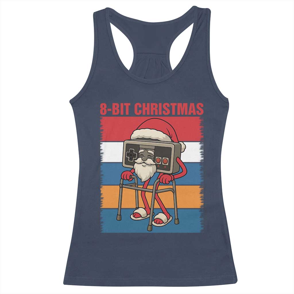 Funny Old Gamer Christmas Racerback Tank Top Retro 80s 90s Video Game TS14 Navy Print Your Wear
