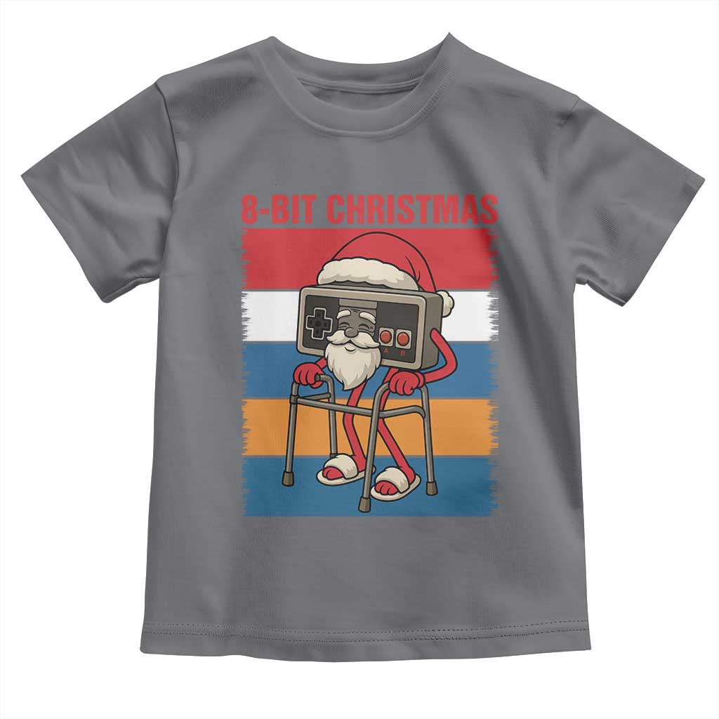 Funny Old Gamer Christmas Toddler T Shirt Retro 80s 90s Video Game TS14 Charcoal Print Your Wear