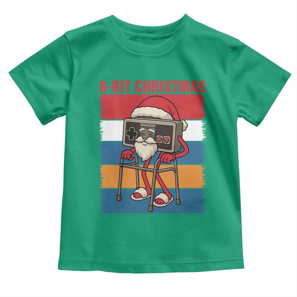 Funny Old Gamer Christmas Toddler T Shirt Retro 80s 90s Video Game TS14 Irish Green Print Your Wear