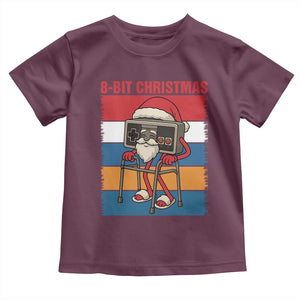 Funny Old Gamer Christmas Toddler T Shirt Retro 80s 90s Video Game TS14 Maroon Print Your Wear