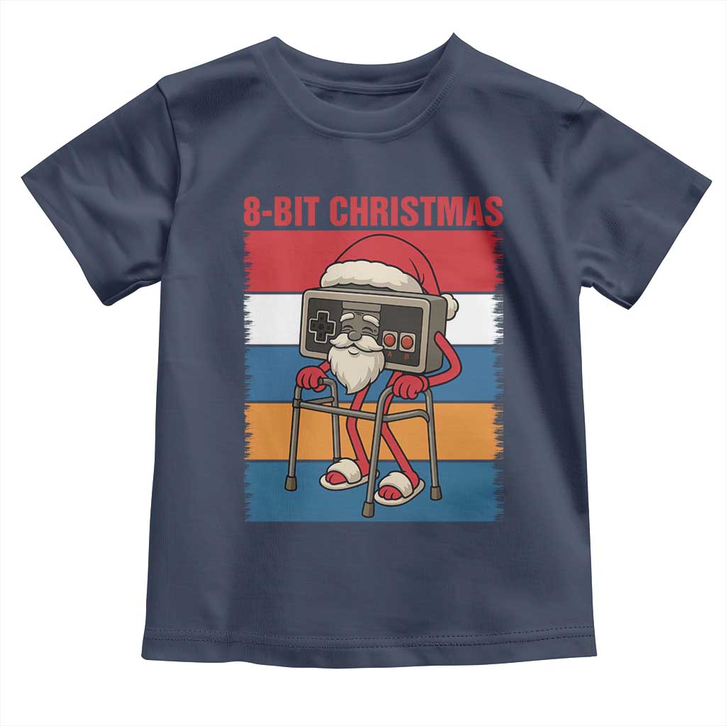 Funny Old Gamer Christmas Toddler T Shirt Retro 80s 90s Video Game TS14 Navy Print Your Wear