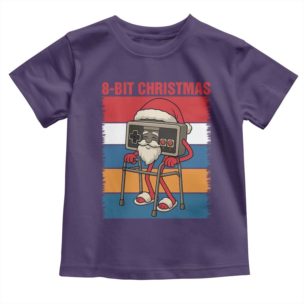 Funny Old Gamer Christmas Toddler T Shirt Retro 80s 90s Video Game TS14 Purple Print Your Wear