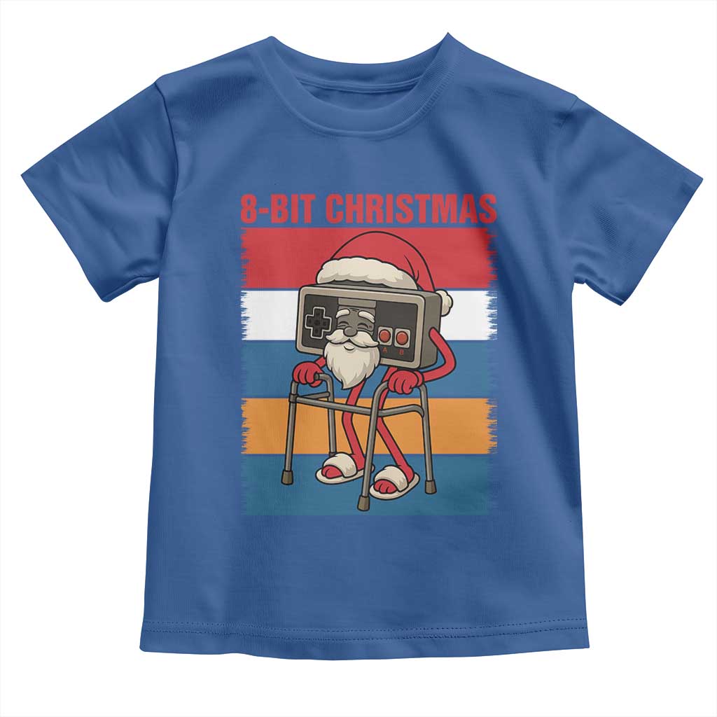 Funny Old Gamer Christmas Toddler T Shirt Retro 80s 90s Video Game TS14 Royal Blue Print Your Wear
