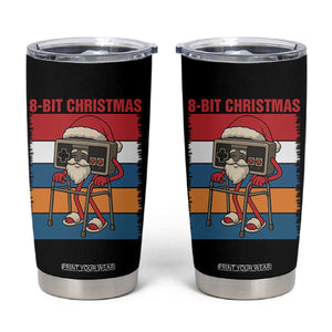 Funny Old Gamer Christmas Tumbler Cup Retro 80s 90s Video Game TS14 Black Print Your Wear