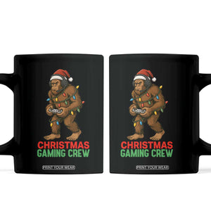 Funny Bigfoot Gamer Christmas Coffee Mug TS14 Black Print Your Wear