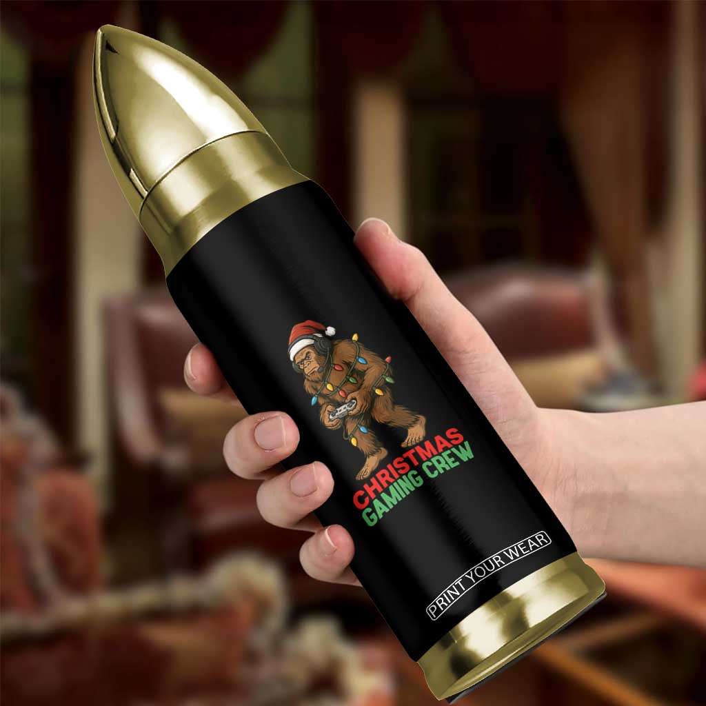 Funny Bigfoot Gamer Christmas Bullet Tumbler TS14 Print Your Wear
