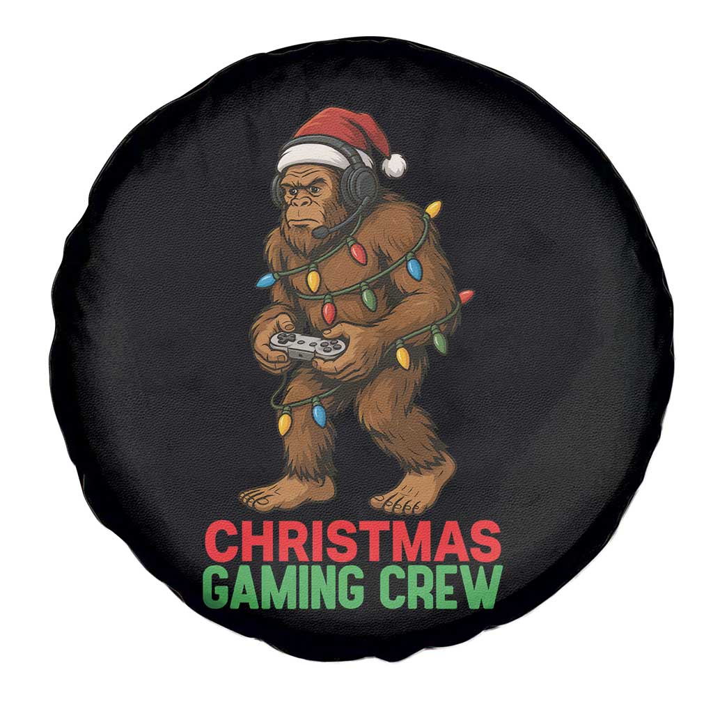 Funny Bigfoot Gamer Christmas Spare Tire Cover TS14 Print Your Wear