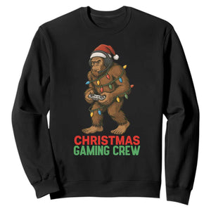 Funny Bigfoot Gamer Christmas Sweatshirt TS14 Black Print Your Wear