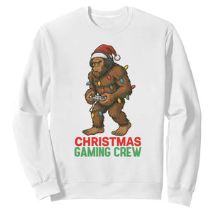 Funny Bigfoot Gamer Christmas Sweatshirt TS14 White Print Your Wear