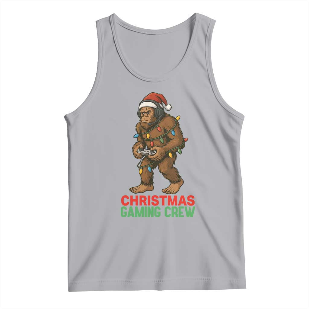 Funny Bigfoot Gamer Christmas Tank Top TS14 Athletic Heather Print Your Wear