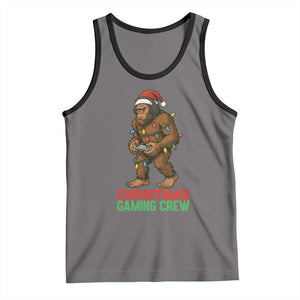 Funny Bigfoot Gamer Christmas Tank Top TS14 Deep Heather Black Print Your Wear
