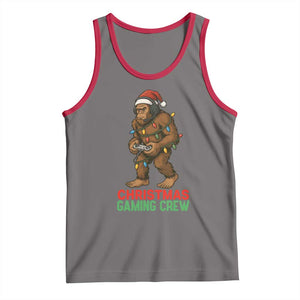 Funny Bigfoot Gamer Christmas Tank Top TS14 Deep Heather Red Print Your Wear