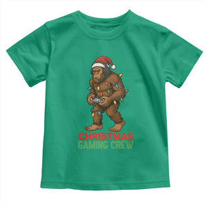 Funny Bigfoot Gamer Christmas Toddler T Shirt TS14 Irish Green Print Your Wear