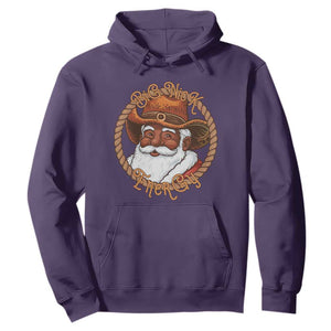 Black Santa Christmas Hoodie Big Nick Energy TS14 Purple Print Your Wear