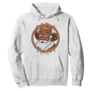 Black Santa Christmas Hoodie Big Nick Energy TS14 White Print Your Wear