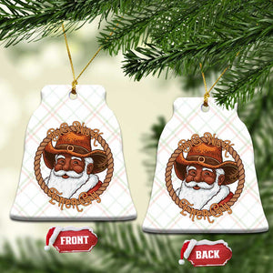 Black Santa Christmas Ceramic Ornament Big Nick Energy TS14 Print Your Wear
